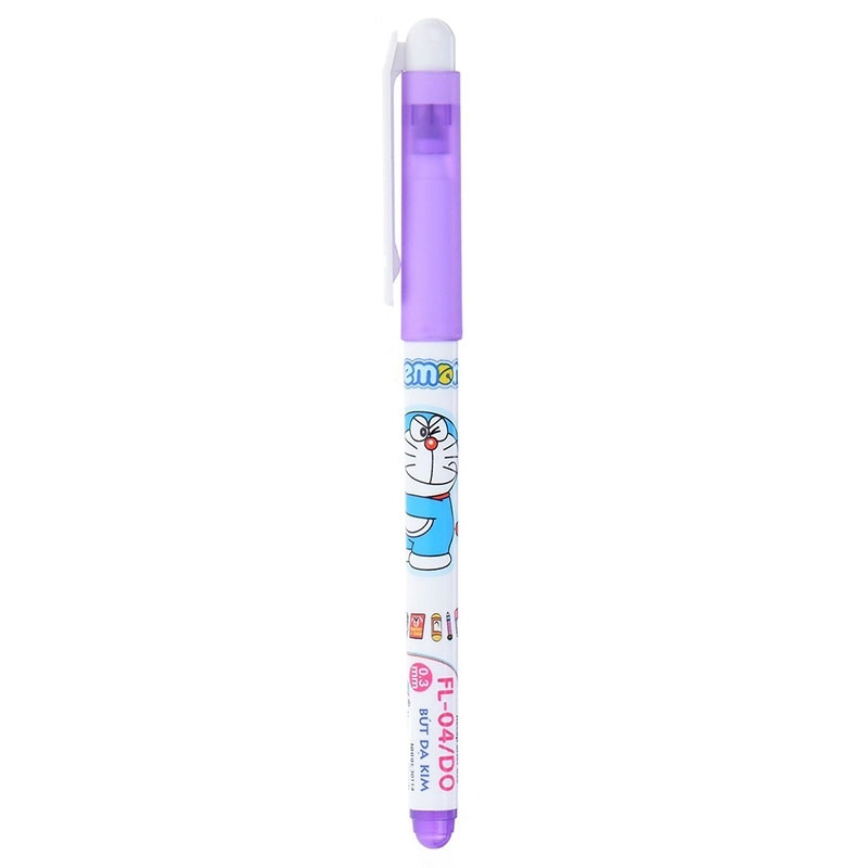 Hộp 10 Bút Dạ Kim - Thiên Long FL-04/DO - Mực Tím