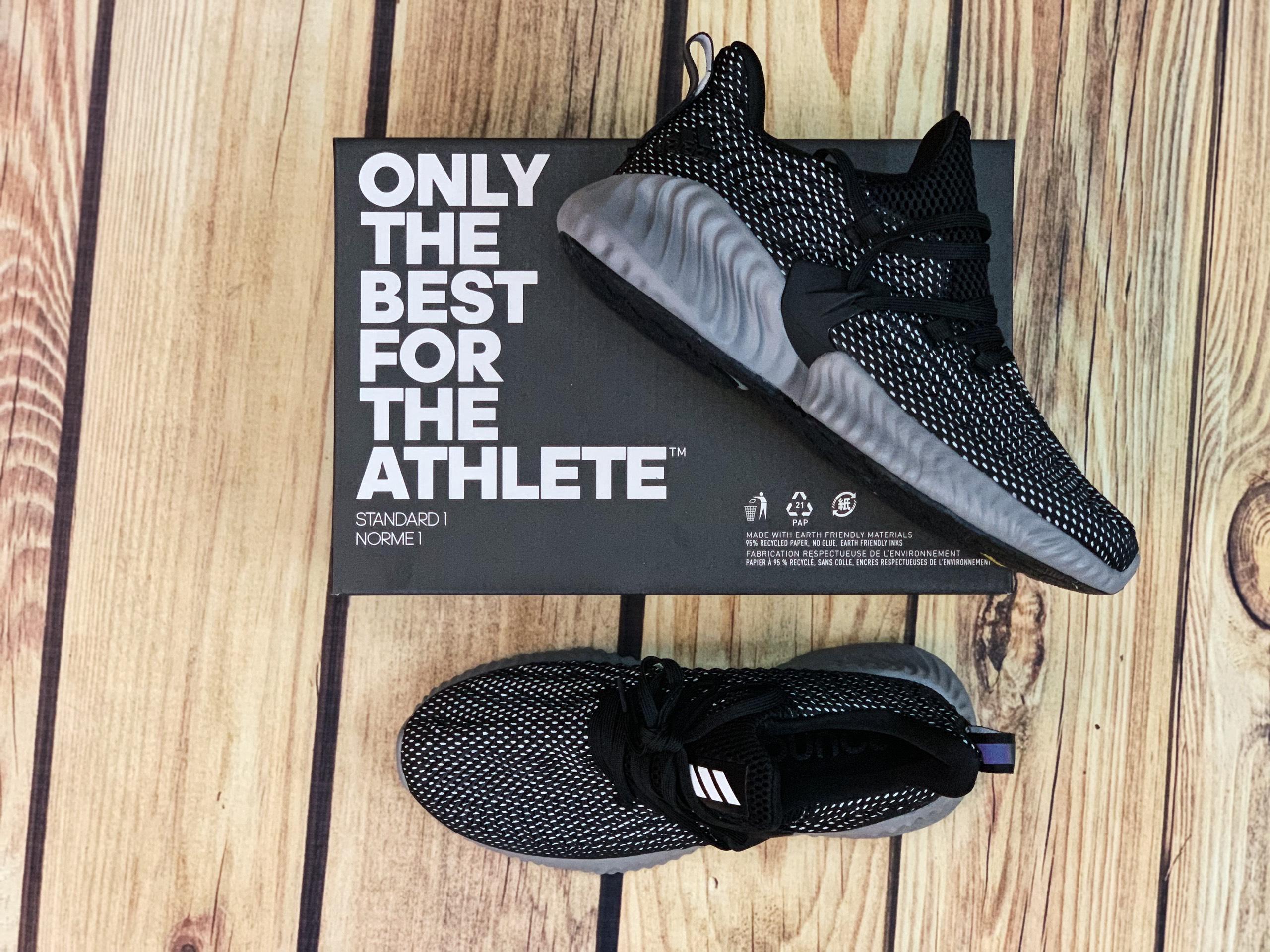 Giày nữ Alpha Bounce Instinct mới bền êm nhẹ thoáng (đen xám)