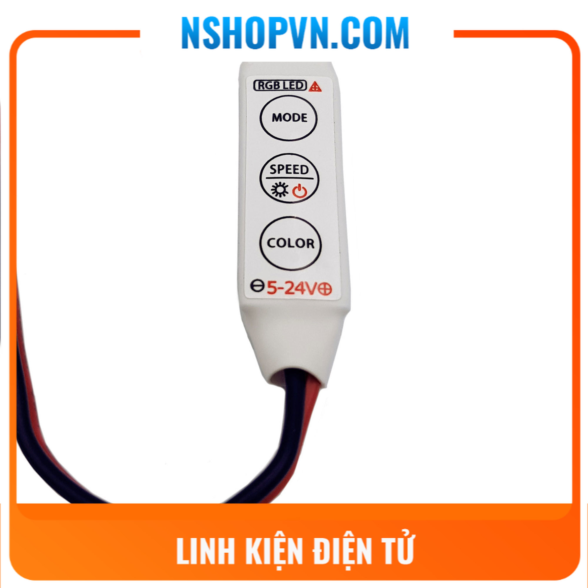 Mạch điều khiển led RGB 5-24VDC