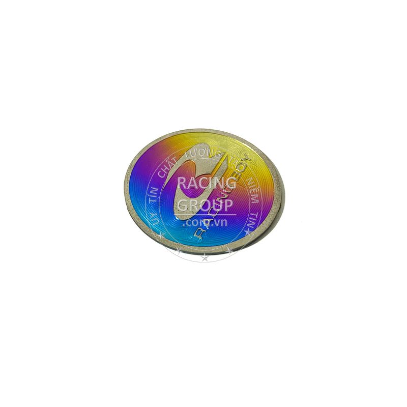 Tem titan logo RCB dán xe máy 4cm, logo Racing Boy