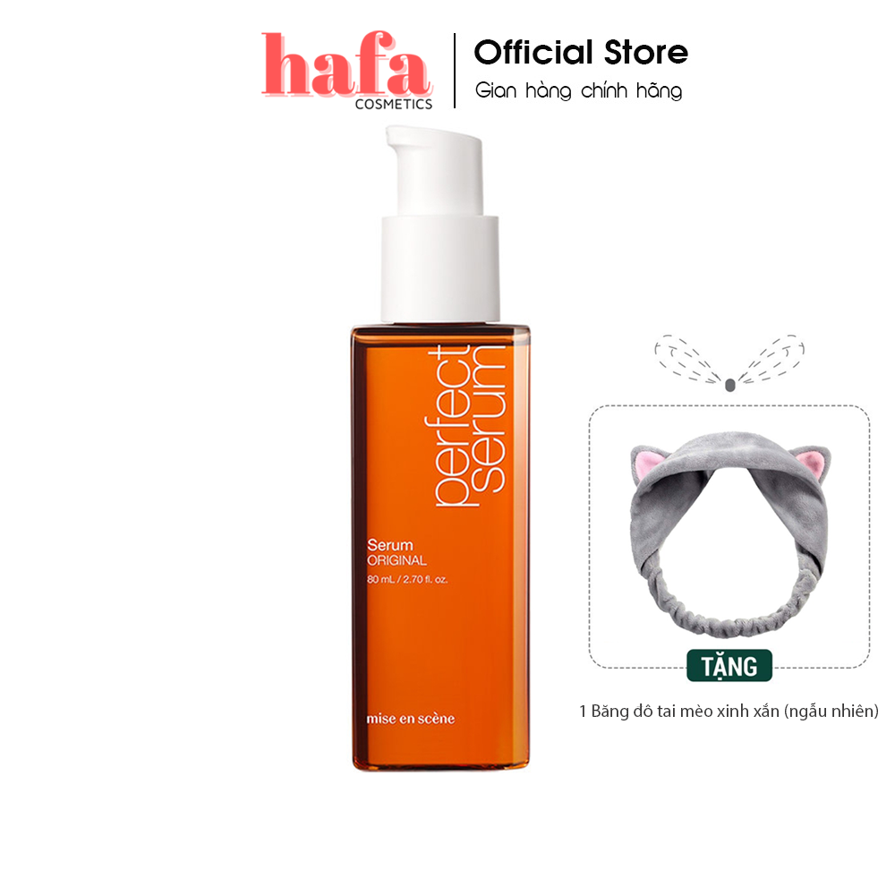 [MẪU MỚI 2022] Tinh Chất Dưỡng Phục Hồi Tóc Chuyên Sâu Mise en Scène Perfect Serum #Original 80ml + Tặng 1 Băng đô