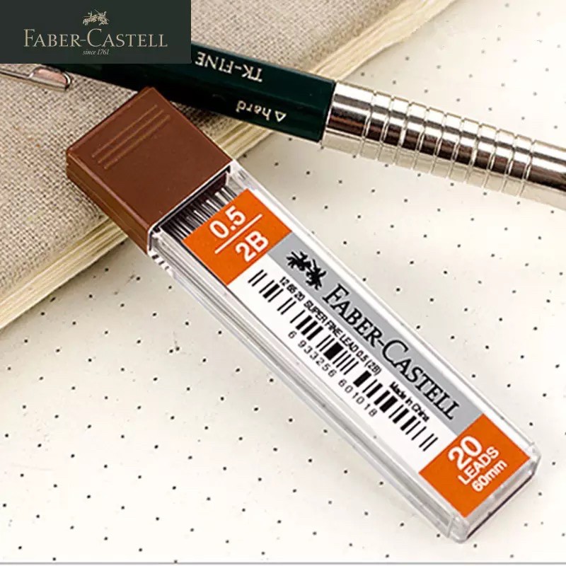 [HCM]Ngòi Chì Kim 0.5 Faber Castell 2B