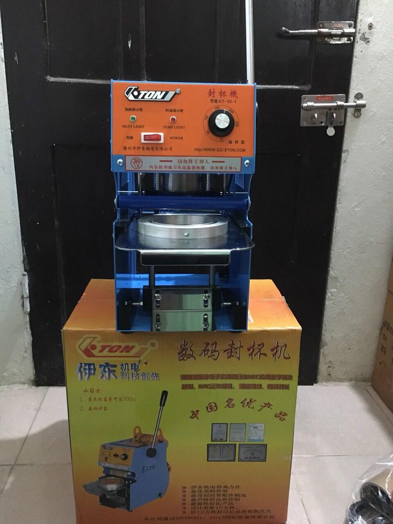 [HCM]Máy dán miệng ly trà sữa ETON S2