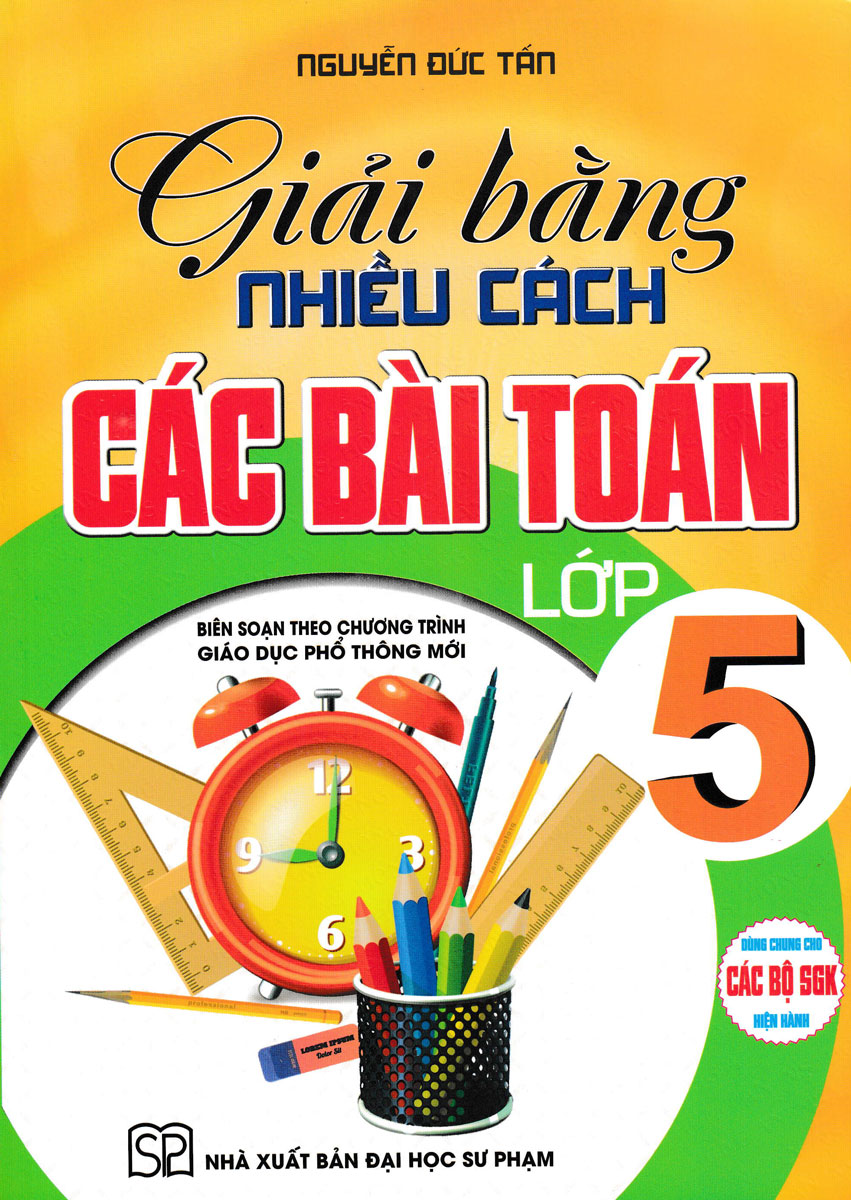 Sách - giải bằng nhiều cách các bài toán lớp 5 - ha - newshop