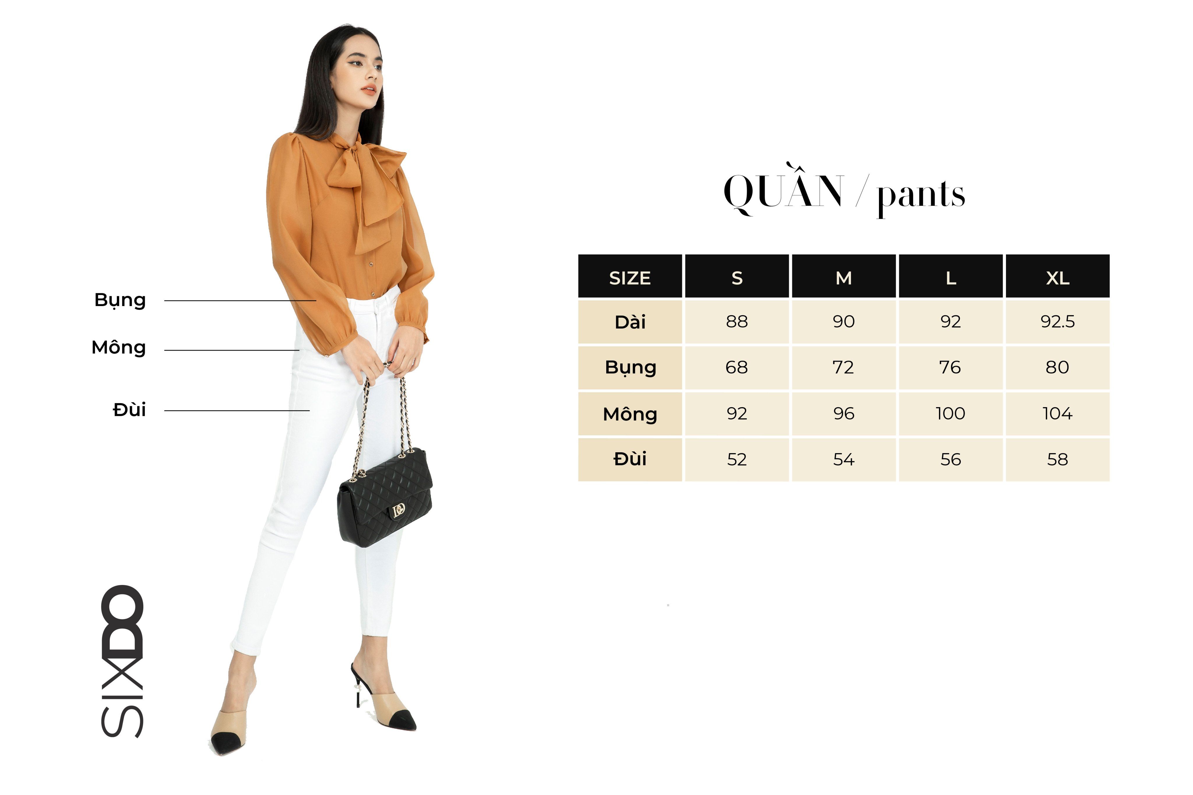 Quần âu nữ hồng thời trang SIXDO (Magenta Raw Pants)