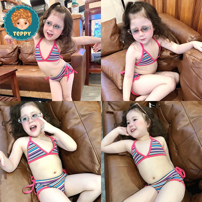 Đồ bơi, bikini 2 mảnh cho bé gái