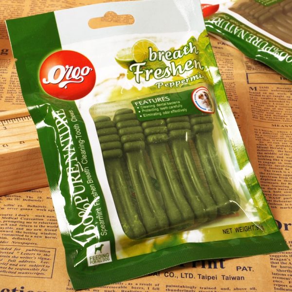 Xương bàn chải cho chó gặm sạch răng Orgo 90gr
