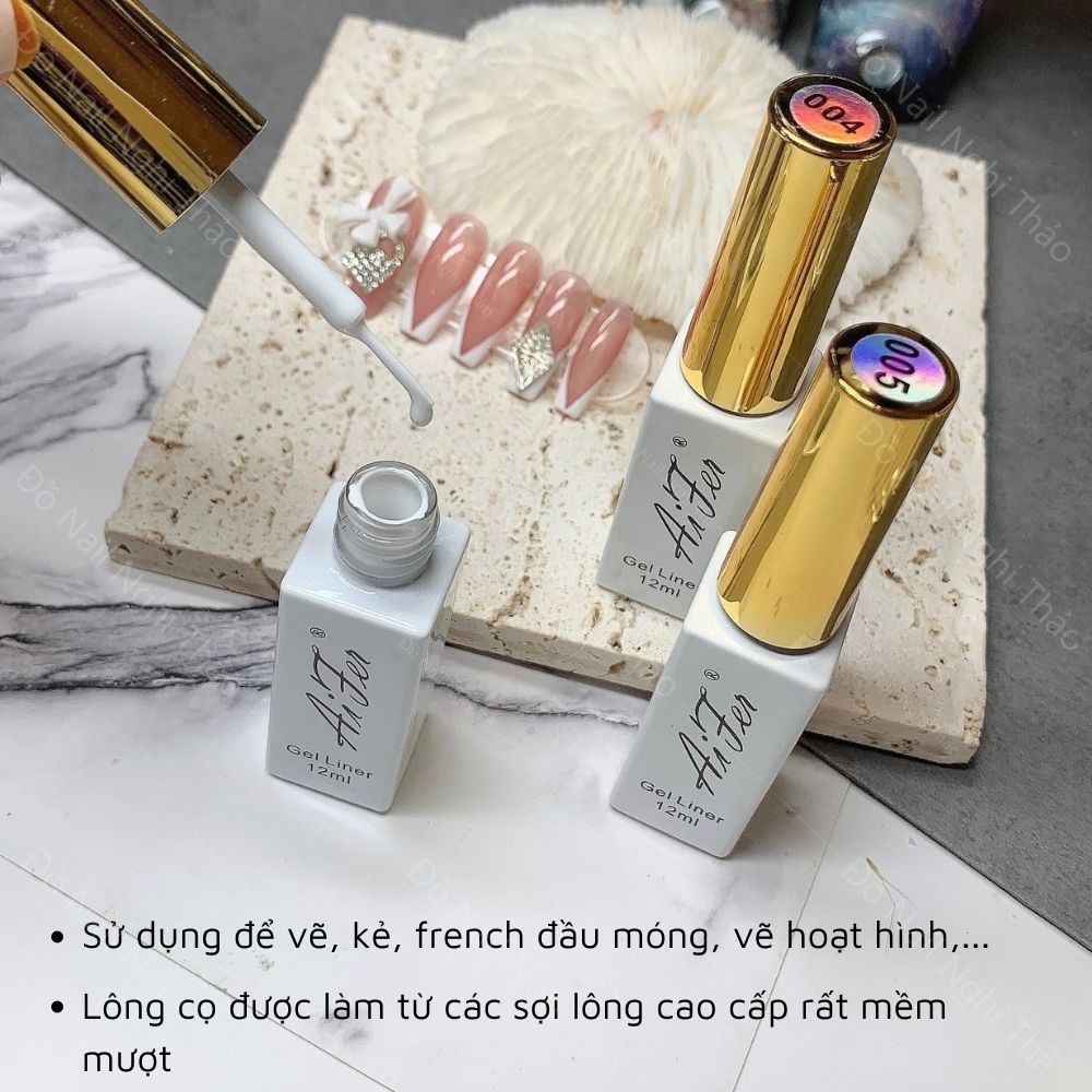 Sơn gel cọ nét nail , gel vẽ nét 12ml