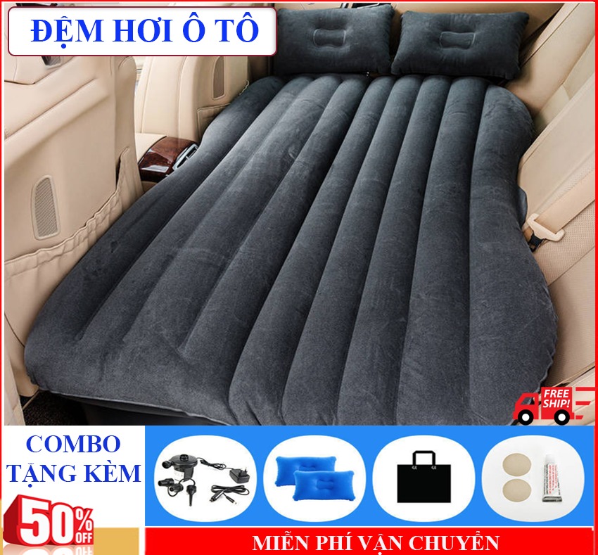 [TẶNG PHỤ KIỆN] #Đệm hơi ô tô giá tốt vải nhung, #Đệm hơi trên ô tô mua ở đâu giá tốt. Chất liệu Vải dù nhung, Bền Đẹp, êm ái, rất tiện lợi cho những chuyến đi xa. Bảo hành uy tín.