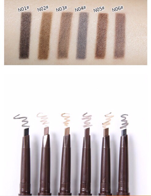Chì kẻ mày Drawing Color Geometry hàng nội địa Trung MX