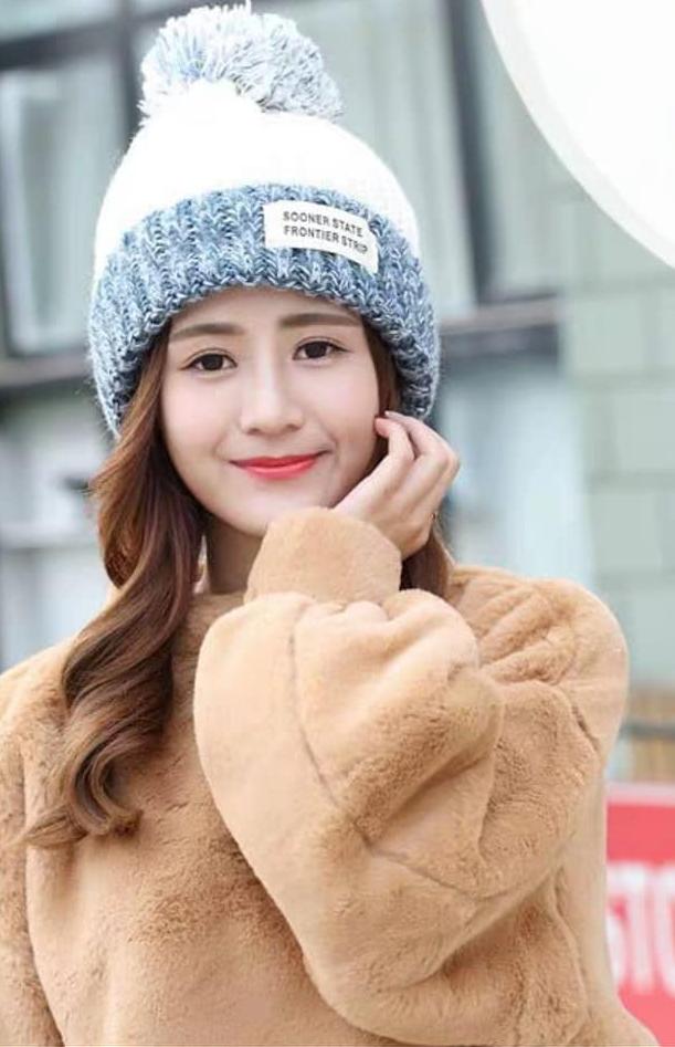 [HCM]NÓN LEN NỮ - MŨ LEN NỮ YARN THỜI TRANG HÀN QUỐC