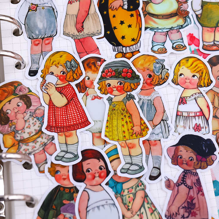 [HCM]Set sticker búp bê cổ điển (Hàng có sẵn)