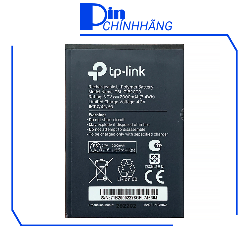 Pin dành cho TP-LINK M7350 (Version 5.0 trở lên)