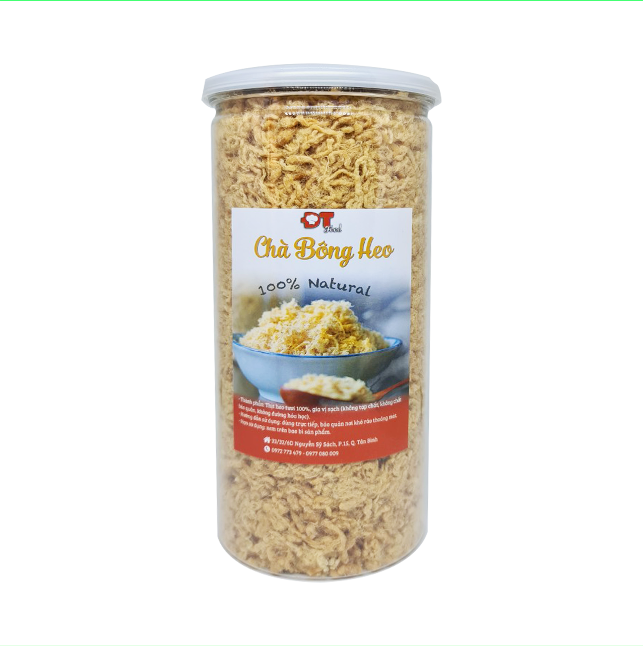 Chà bông heo nguyên chất đặc biệt 500g