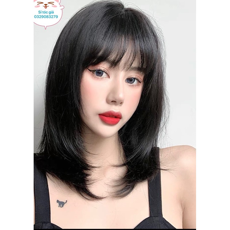 tóc giả cả đầu cúp sole ❤️TẶNG LƯỚI TRÙM ❤️ mã 2046