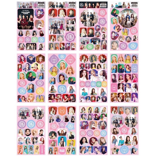 Hình dán sticker BTS, BT21, Backpin