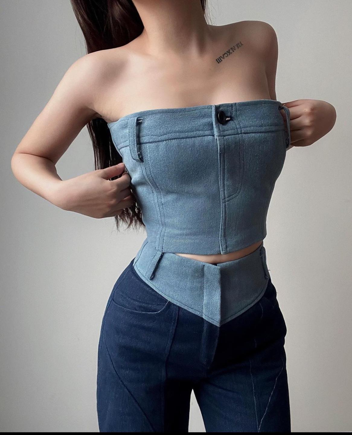 SET ỐNG JEAN QUẦN SUÔNG PHỐI