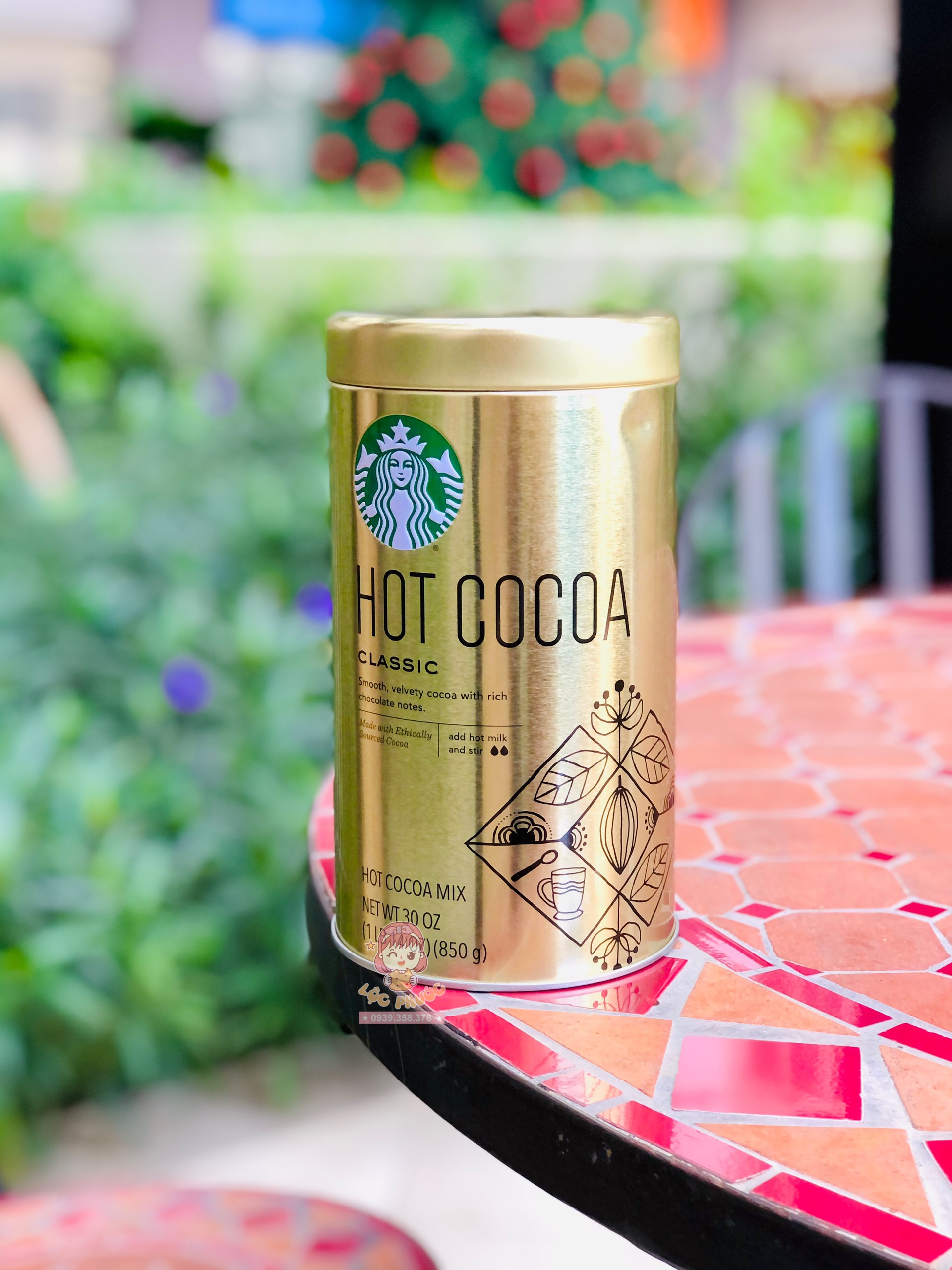 BỘT CACAO HOT COCOA STARBUCK 850G - MỸ