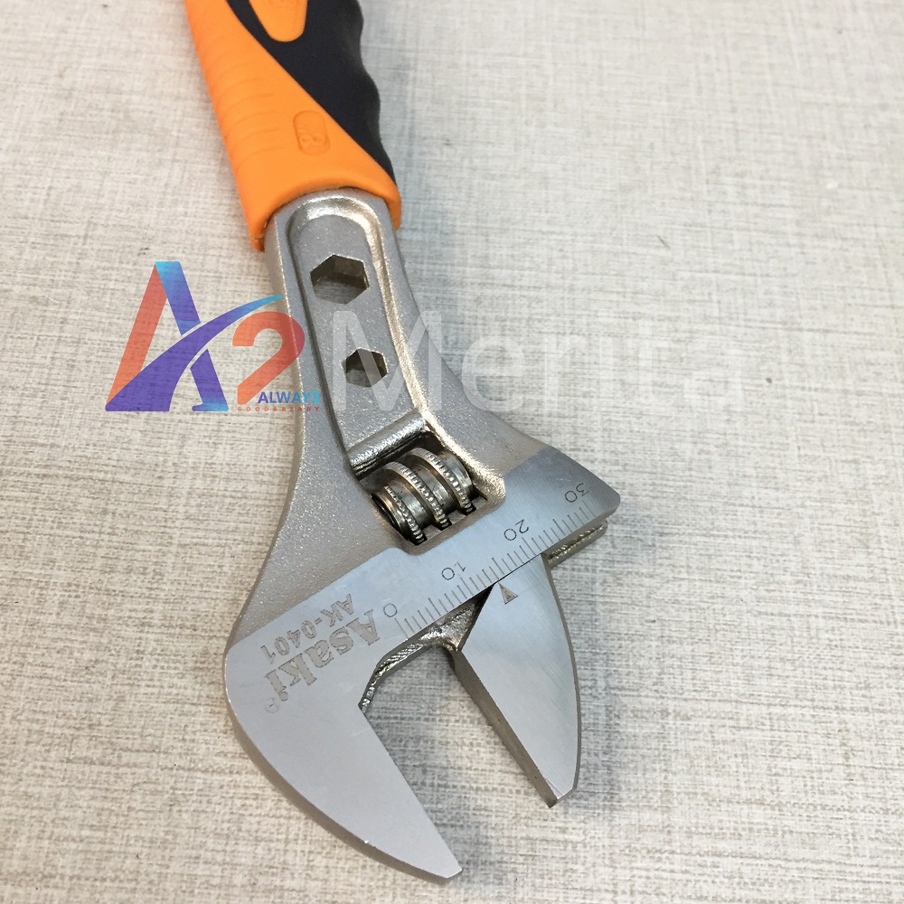 Mỏ lết cao cấp 8inch/200mm Asaki AK-0401