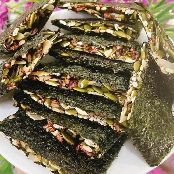500gam Bánh thuyền mix hạt ngũ cốc