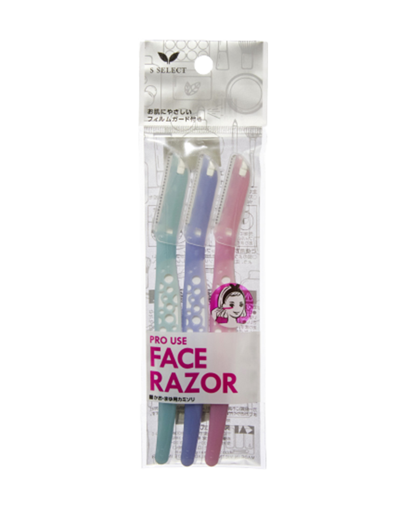Dao Cạo Lông Mặt, Lông Mày S Select Pro Use Face Razor (3 Chiếc/Gói)