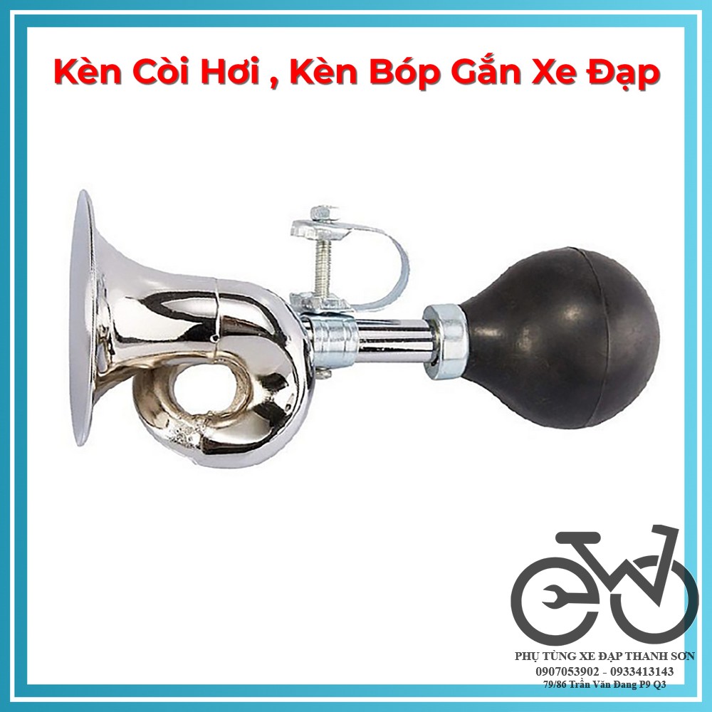 Còi Hơi Phong Cách Vintage Cho Xe Đạp