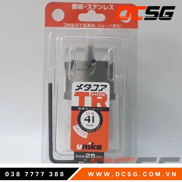 Mũi khoét kợp kim 41mm Unika MCTR-41