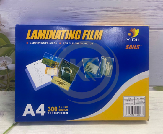 Giấy ép plastic A4 / Nhựa ép plastic A4 150mic ( hộp 100 tờ )