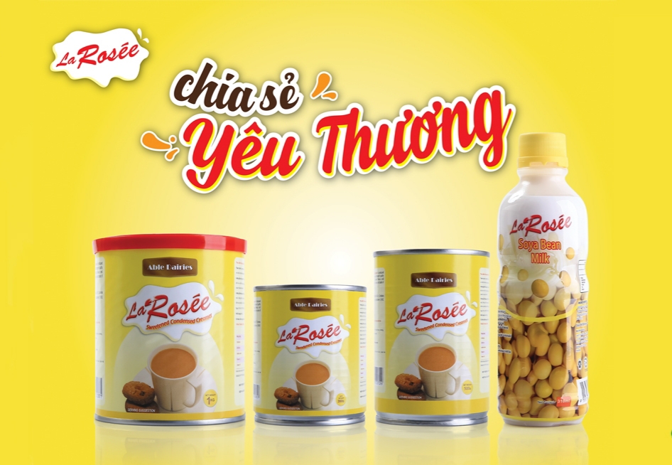 [Freeship]Sữa đặc có đường Lon Lớn 1KG - LaRosée  MaLaysia