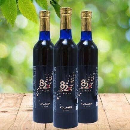 Nước uống Collgen 82x sakura tặng kèm mặt nạ