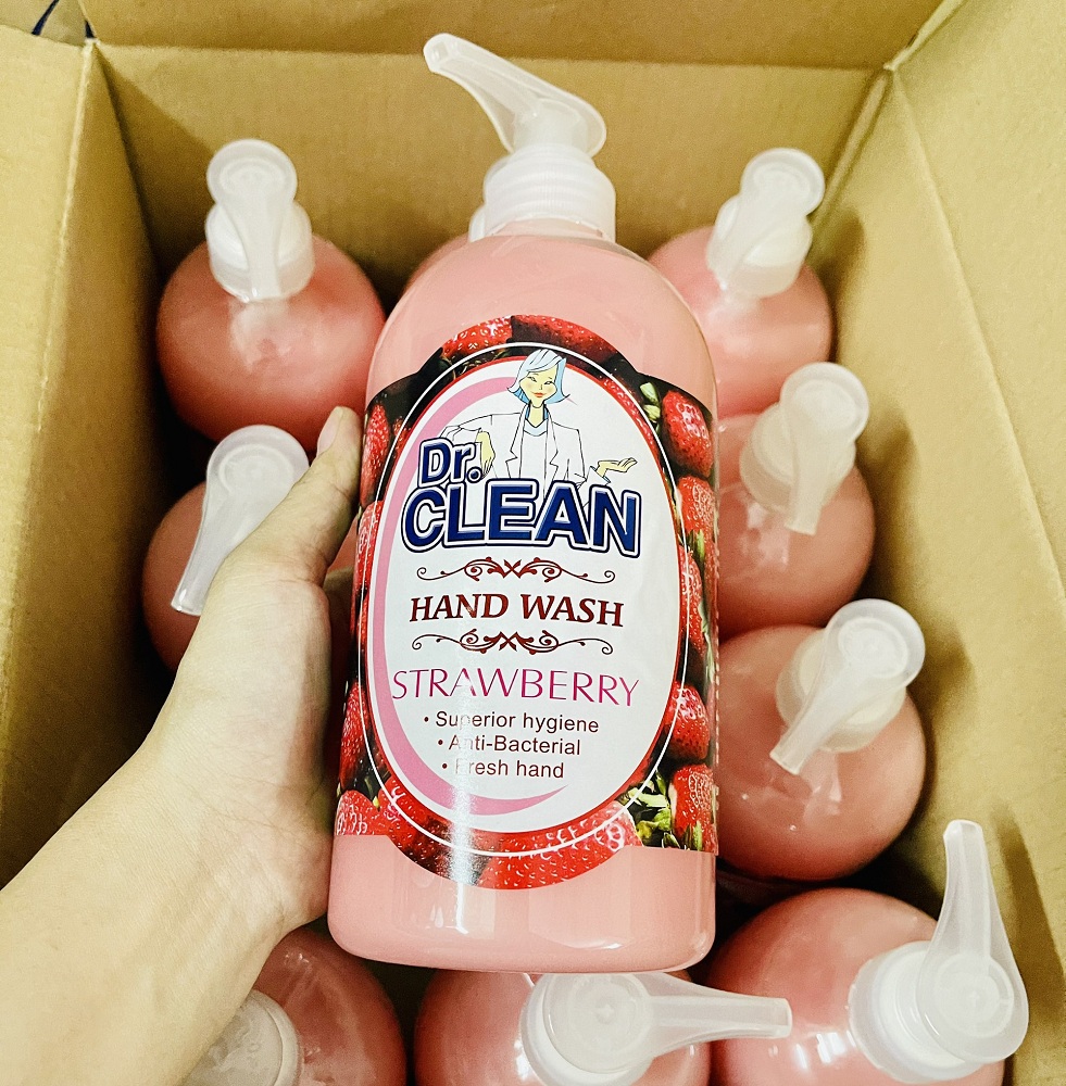 Nước rửa tay kháng khuẩn, dưỡng da Dr.Clean 1 lít