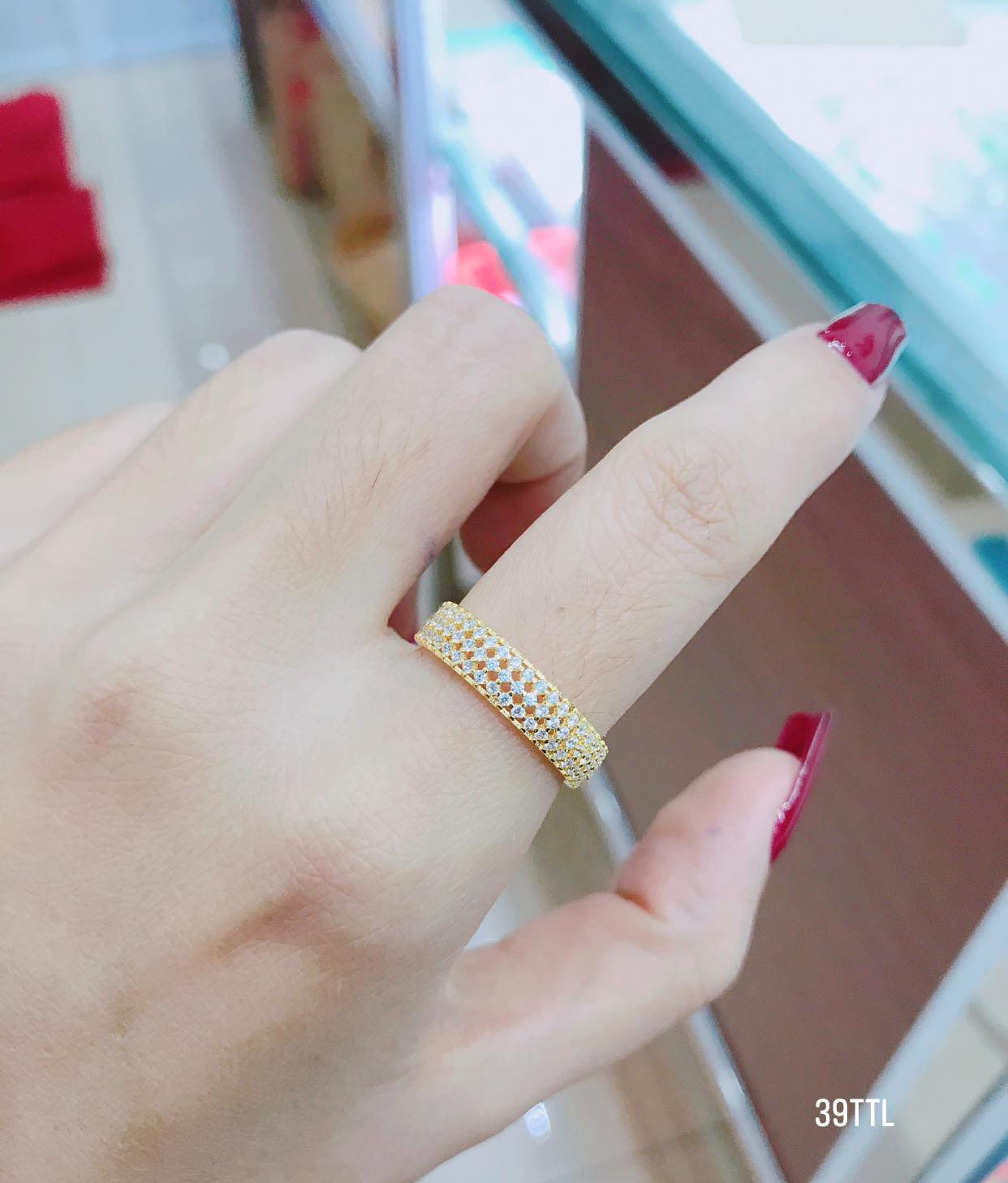 Nhẫn vàng tây 10k NV91