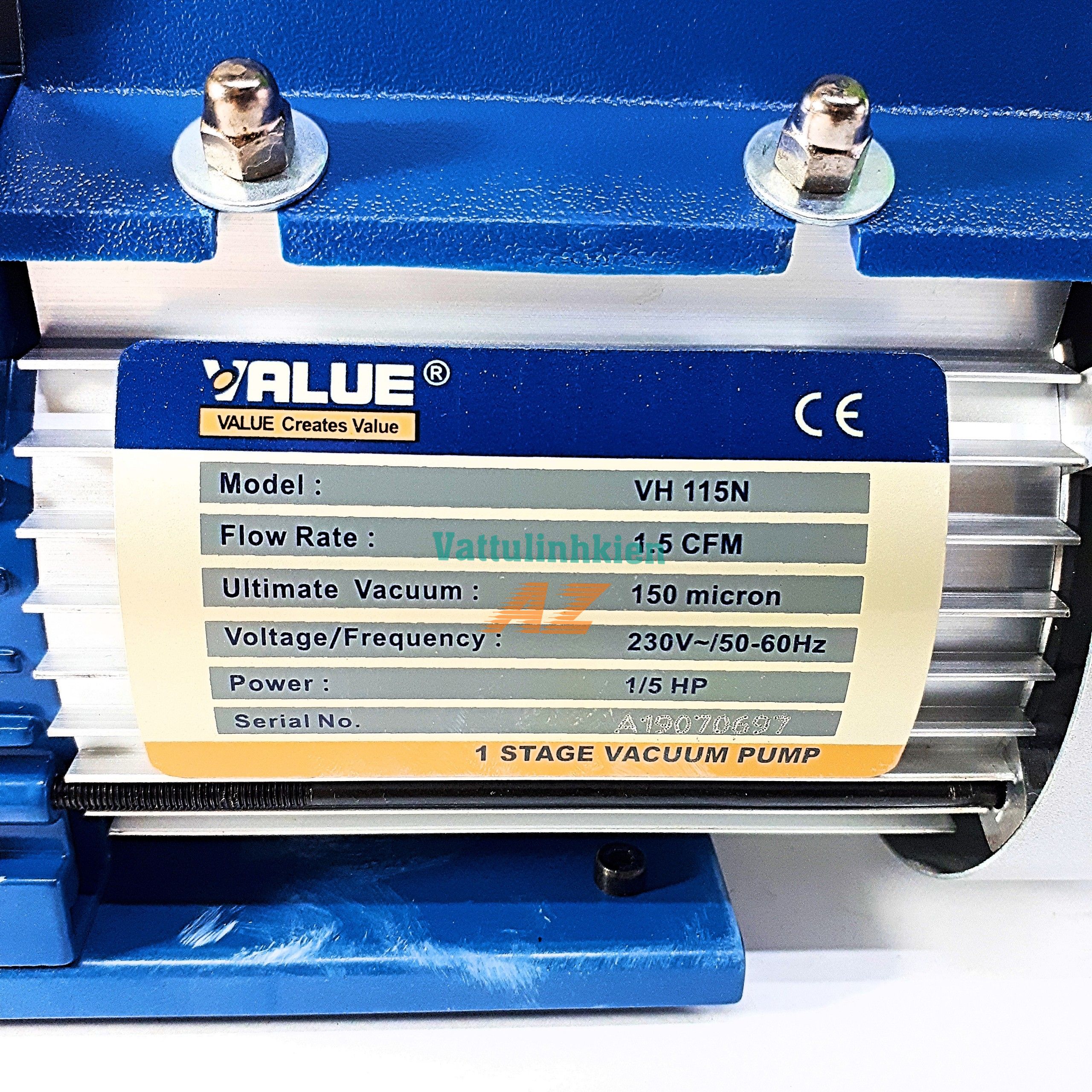 Máy hút chân không VALUE  Model VH115N công suất 1.5 CFM