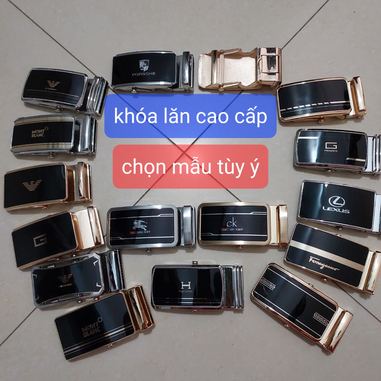 Mặt thắt lưng nút đầu khóa thắt lưng lăn đẹp thắt lưng lăn cao cấp