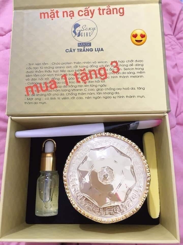 [HCM]COMBO CẤY TRẮNG LỤA NANO + MÁY DI TINH CHẤT CHUẨN SPA TẠI NHÀ [Tặng cọ quét + mặt nạ]