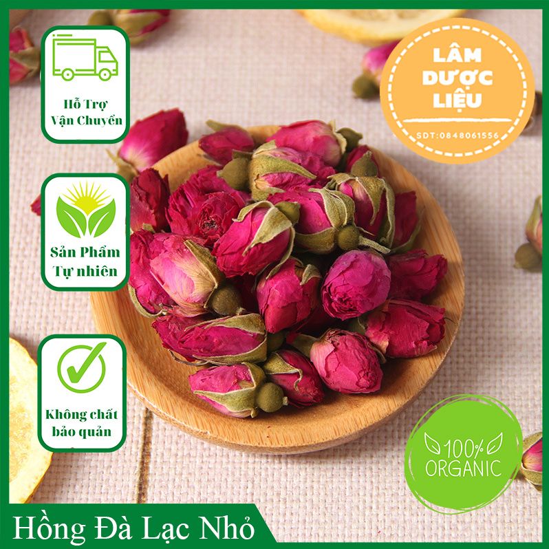 [HÀNG LOẠI 1] 100g Nụ Hoa Hồng Đà Lạt Sấy Khô
