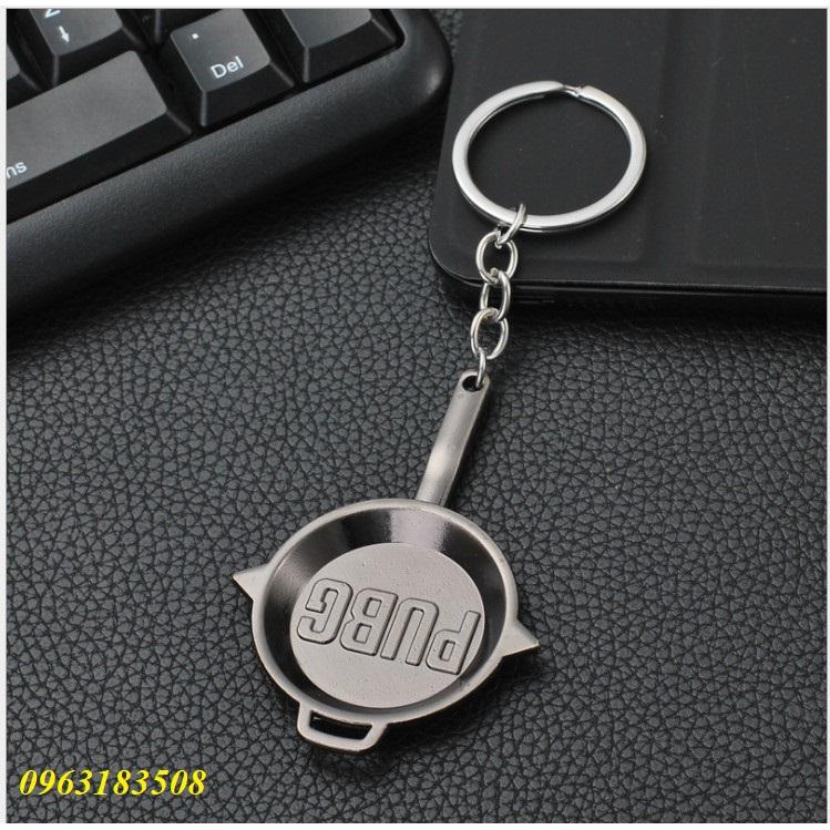 MÓC KHOÁ PUBG CHẢO VÀNG - CHẢO ĐEN HÀNG CHUẨN