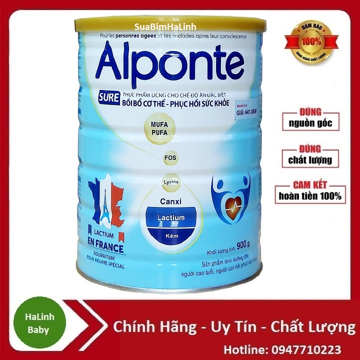 Sữa bột Alponte Sure 900g
