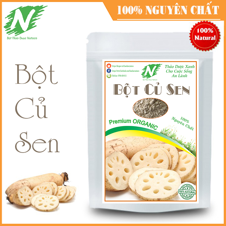 [HCM]Bột Củ Sen Nguyên Chất 100g