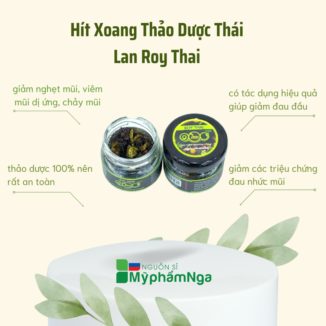 [HCM]Hít Xoang thảo dược Thái Lan Roy Thai