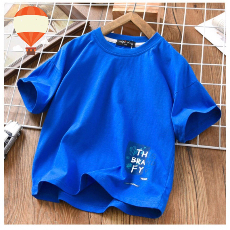 Áo thun bé trai in chữ chữ This Brand cho bé từ 14 đến 60kg