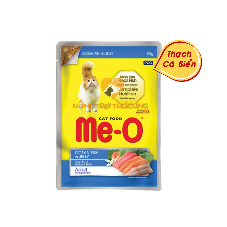 [ĐỦ 10 VỊ] Pate Cho Mèo Me-O Gói 80Gr - [Nông Trại Thú Cưng]