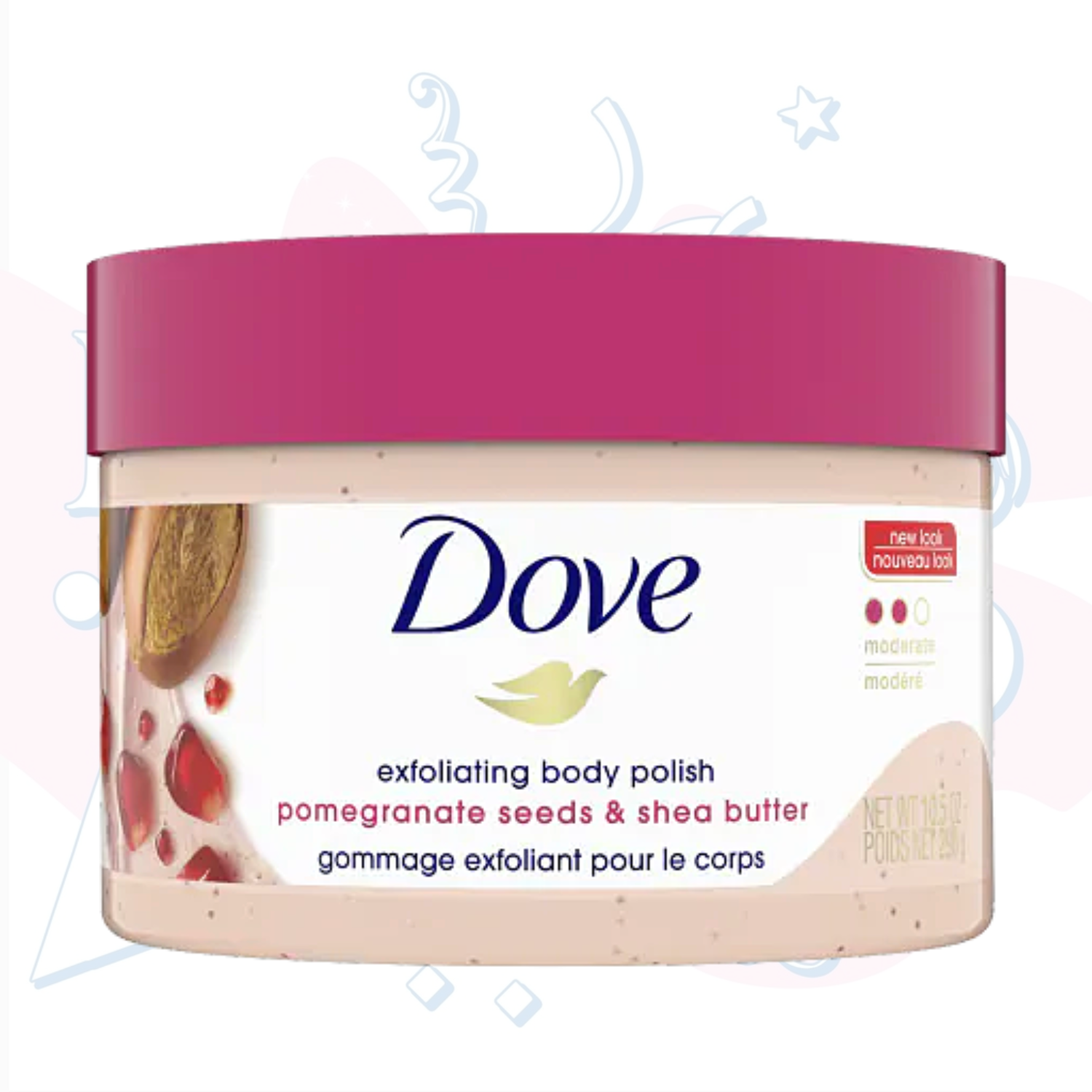 Tẩy Tế Bảo Chết Dove Exfoliating Body Polish Scrub 298g