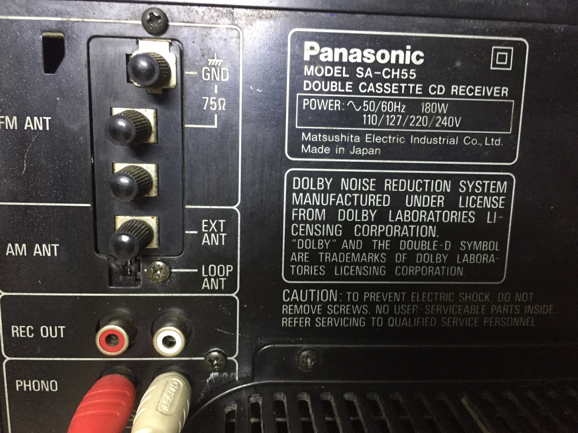 Dàn âm thanh panasonic ch-55