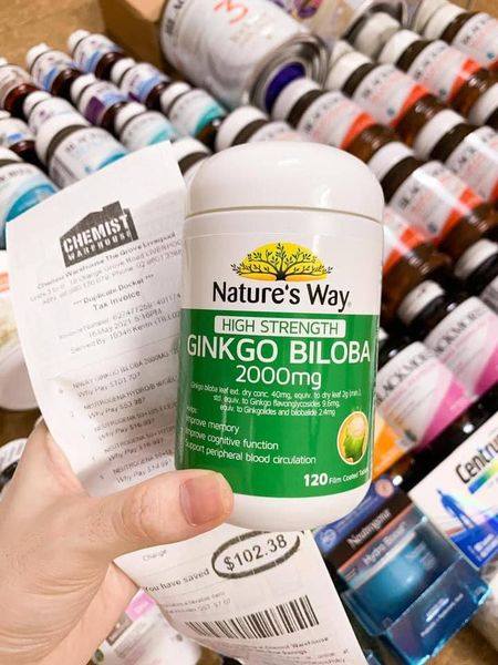 GINKGO BILOBA 2000 120 VIÊN