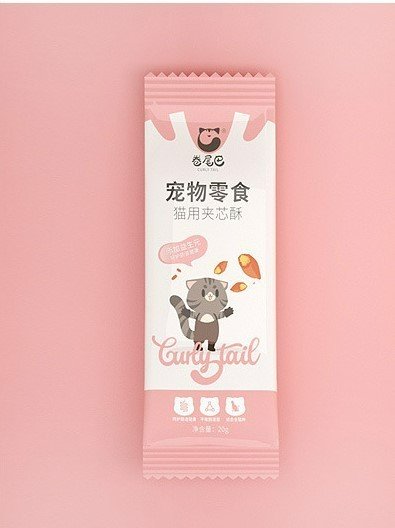 Bánh curly tail cho mèo, snack thơm ngon cho mèo gói 20gram