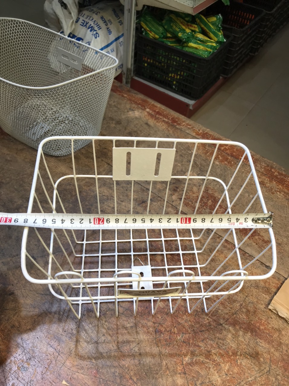 Giỏ Xe Đạp Trẻ Em Màu Trắng Siêu Bền Giúp Đựng Đồ - Để Balo Siêu Tiện Lợi