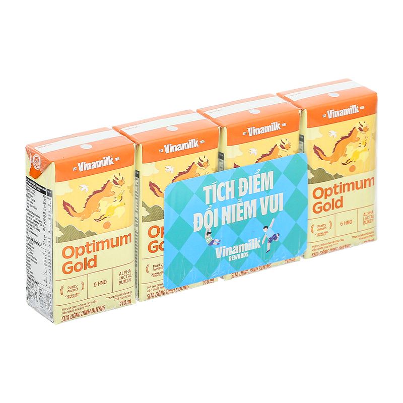 Sữa bột pha sẵn optimum gold 110ml ( Thùng 48 hộp ) Date 08/2025