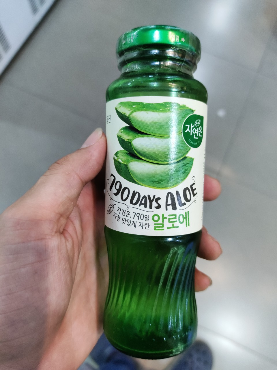Nước nha đam, lô hội hàn quốc 180ml - 알로에