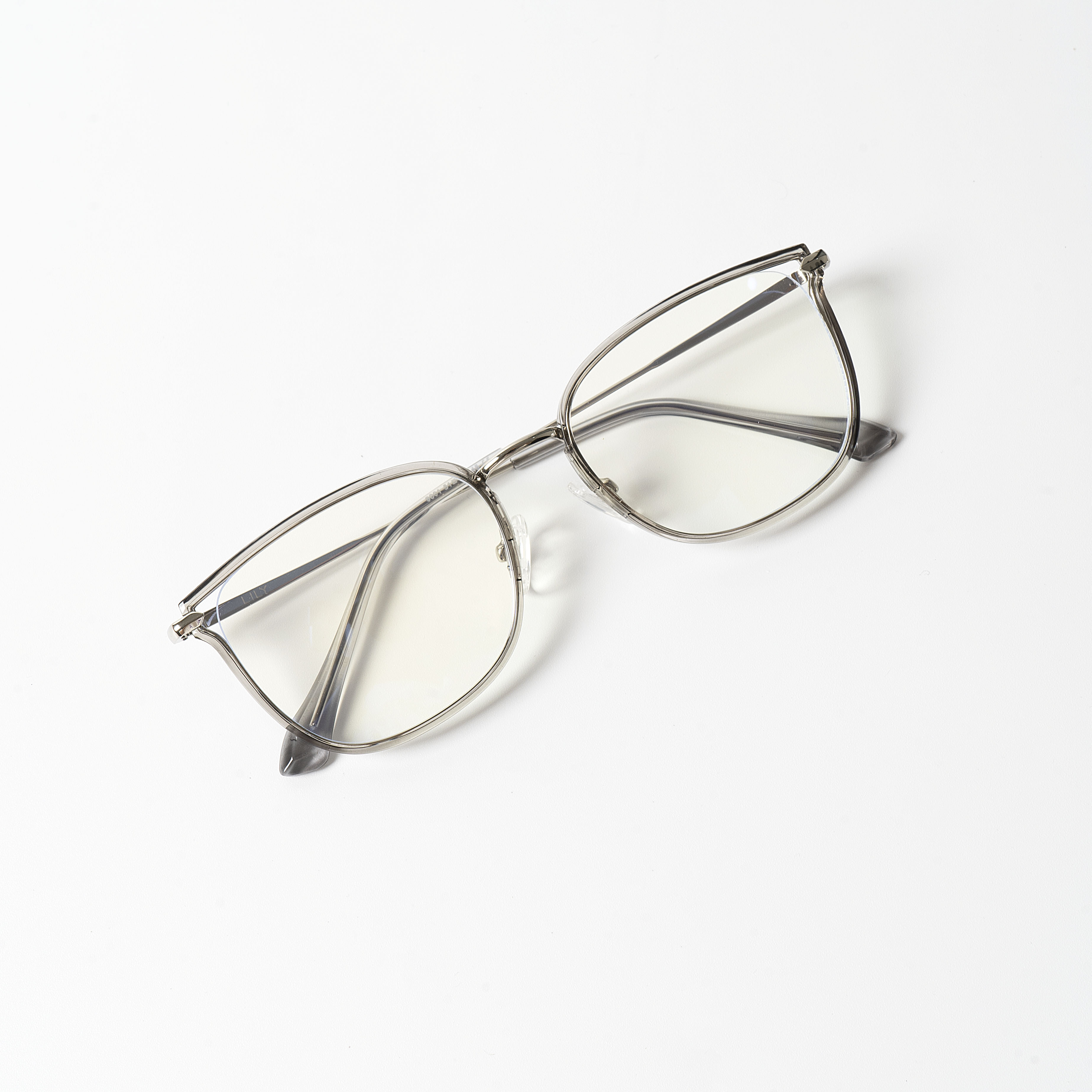 Kính cận mắt chữ nhật LILYEYEWEAR càng kính thanh mảnh nhẹ nhàng màu sắc thời trang 90010